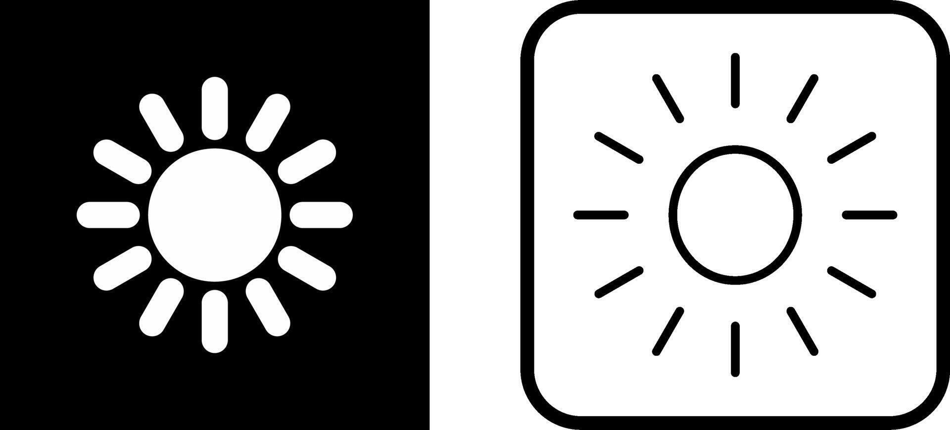 Sun Vector Icon
