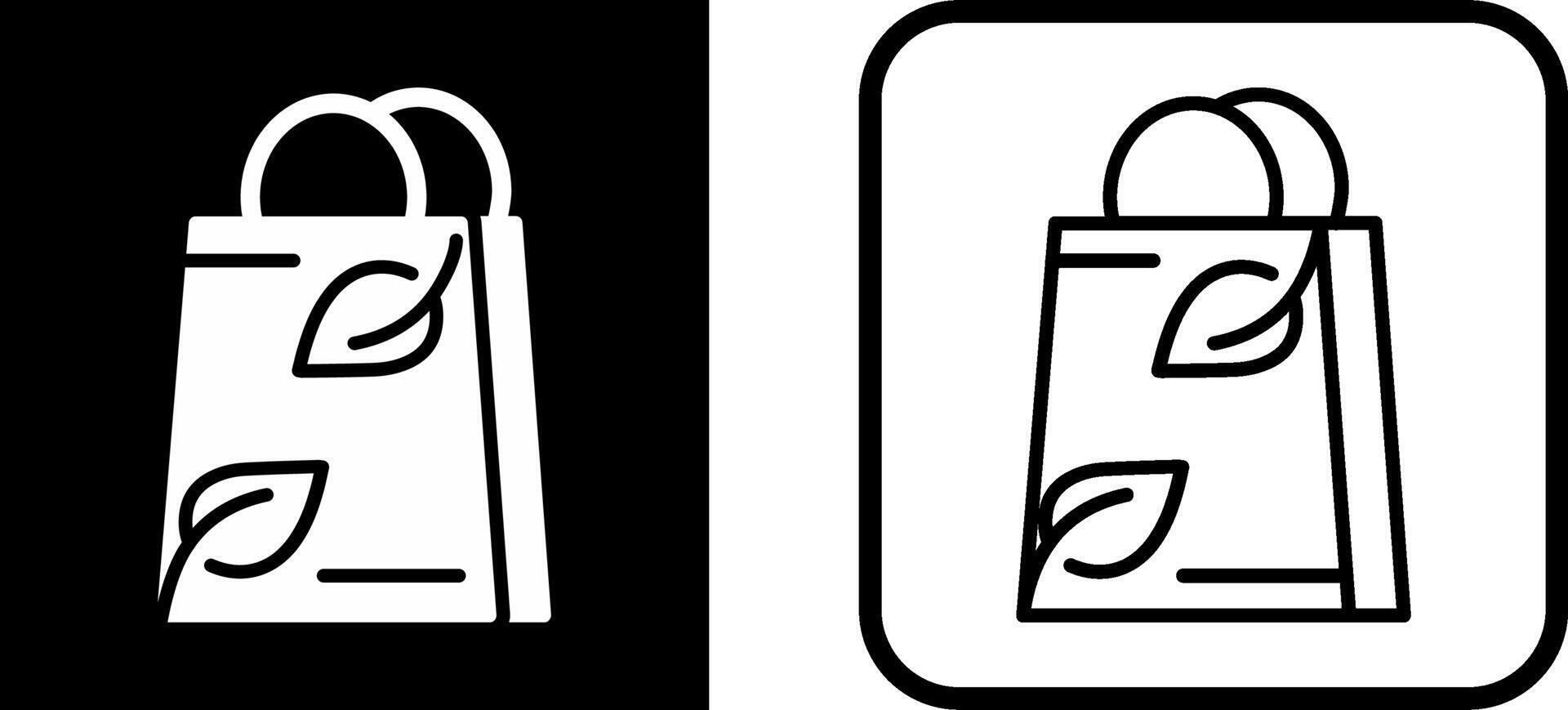 Ecology Bag Vector Icon