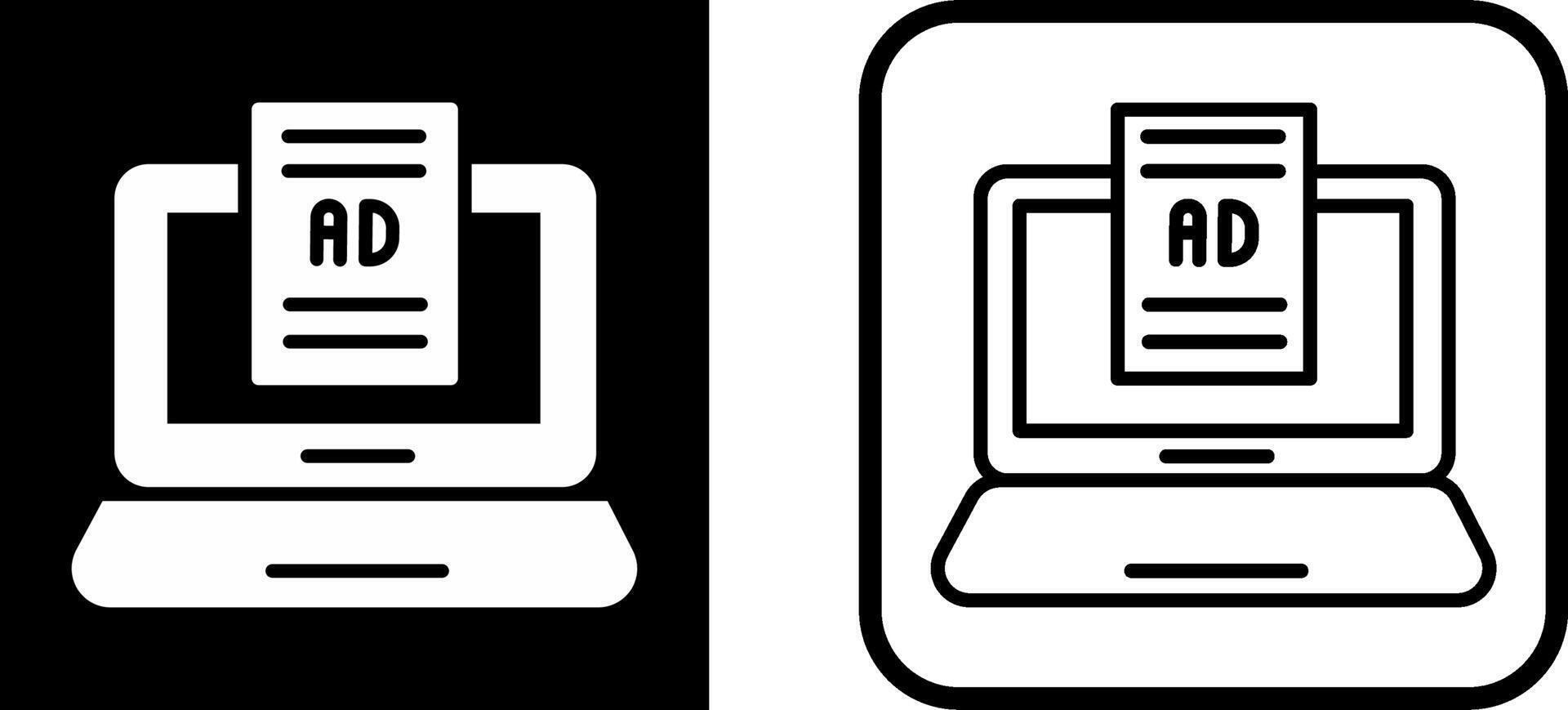 Internet Ads Vector Icon