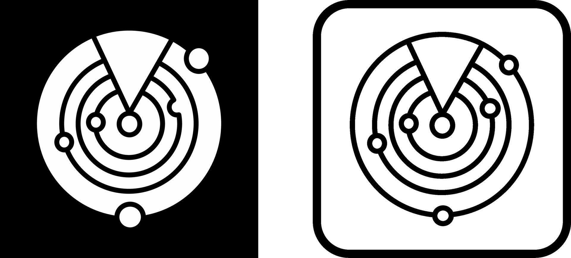 Radar Screen Vector Icon