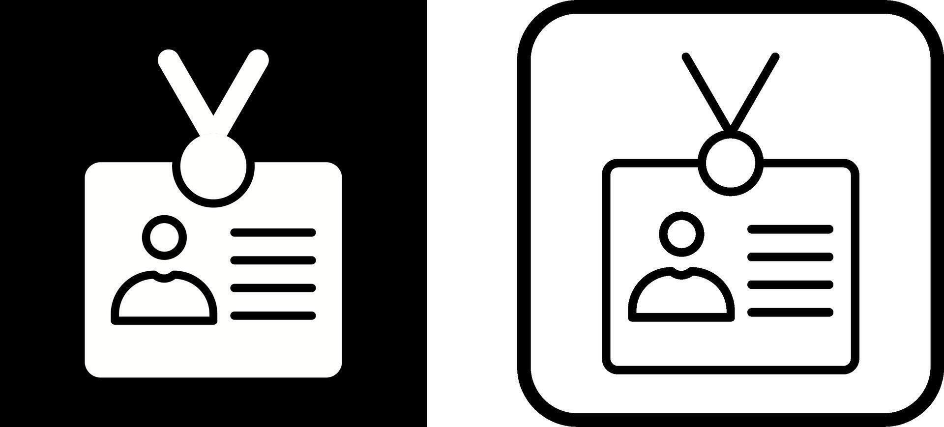 Identity Card Vector Icon