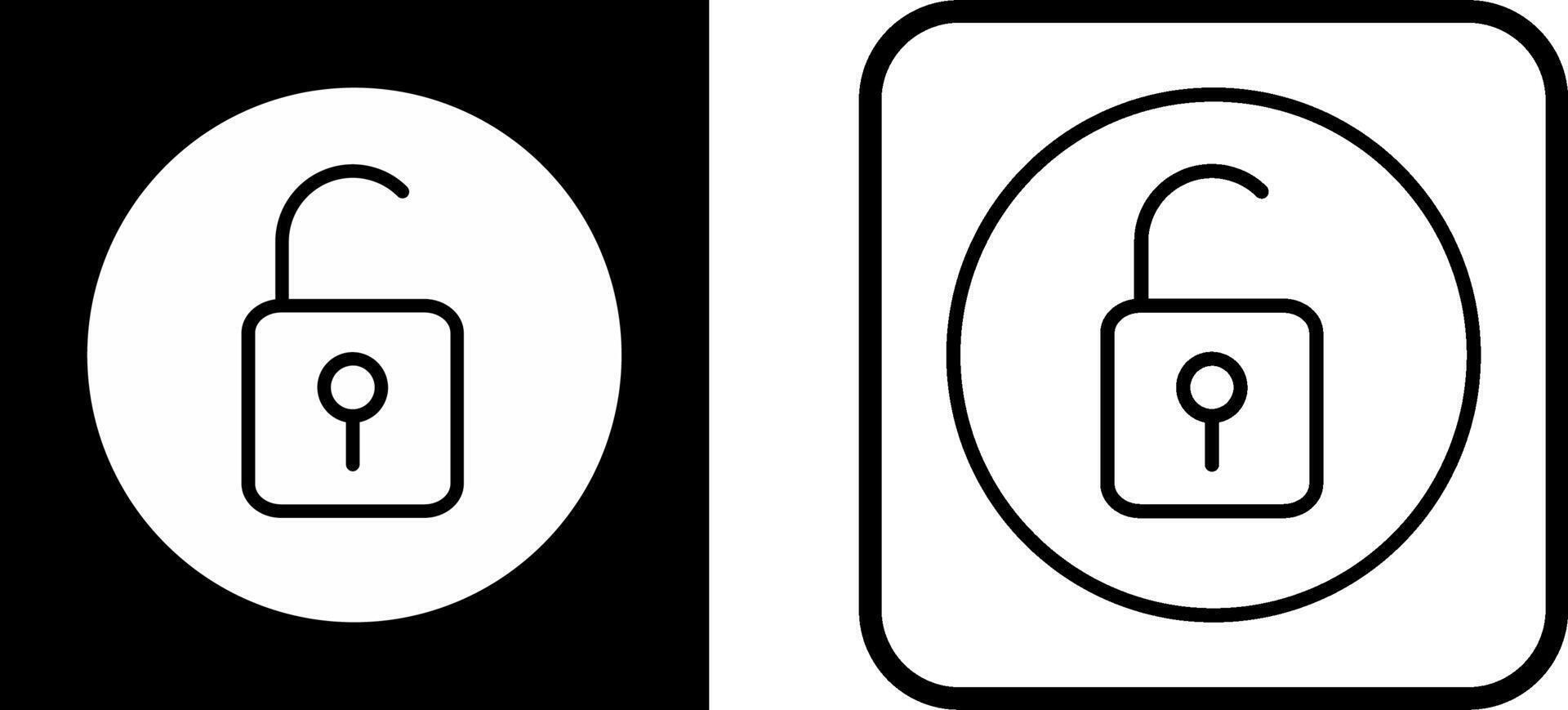 Open Lock Vector Icon