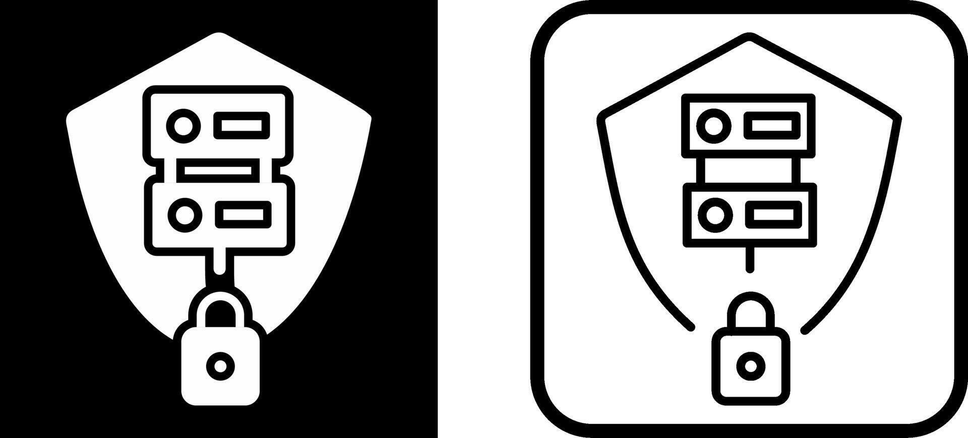 Secure Server Vector Icon