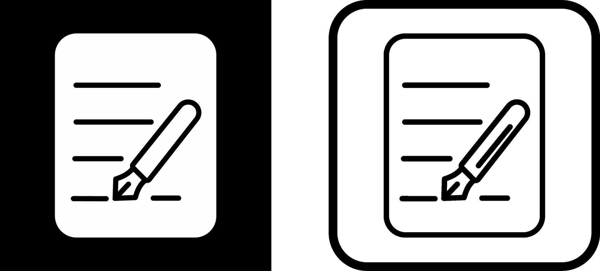 Fountain Pen Vector Icon