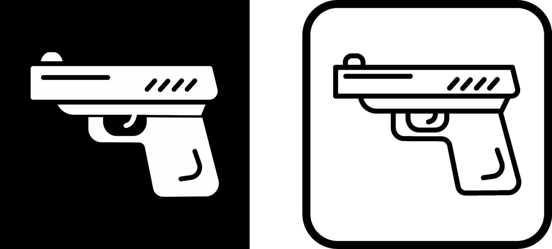 icono de vector de pistola