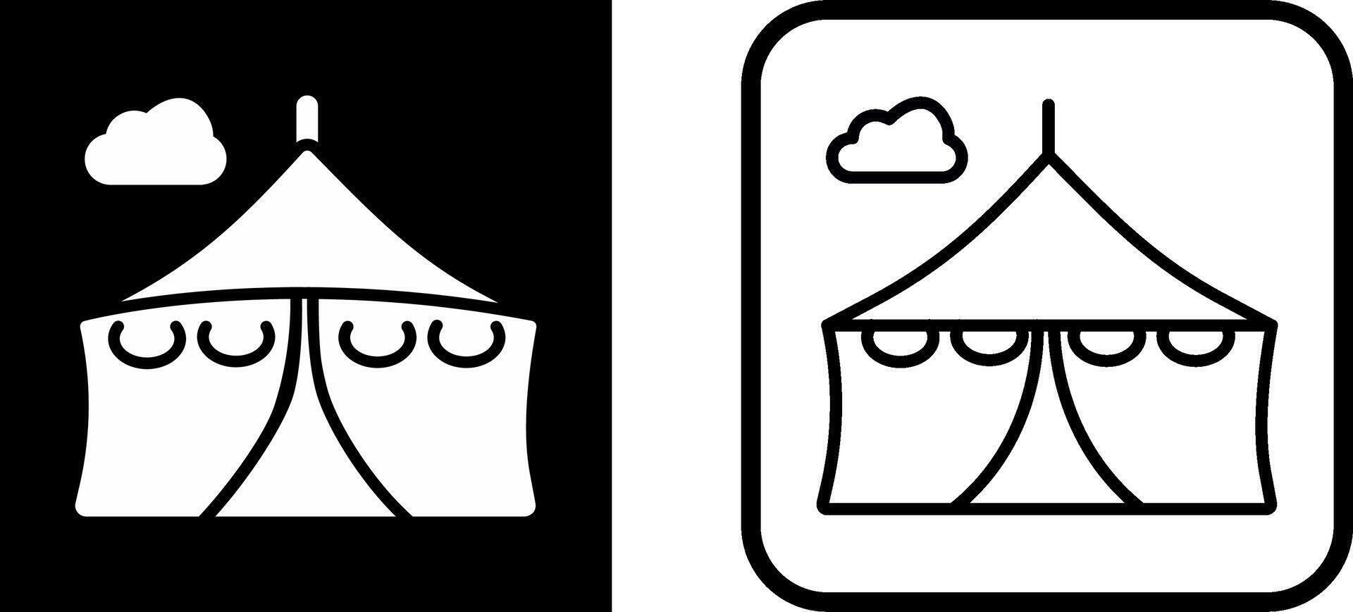Tent Vector Icon