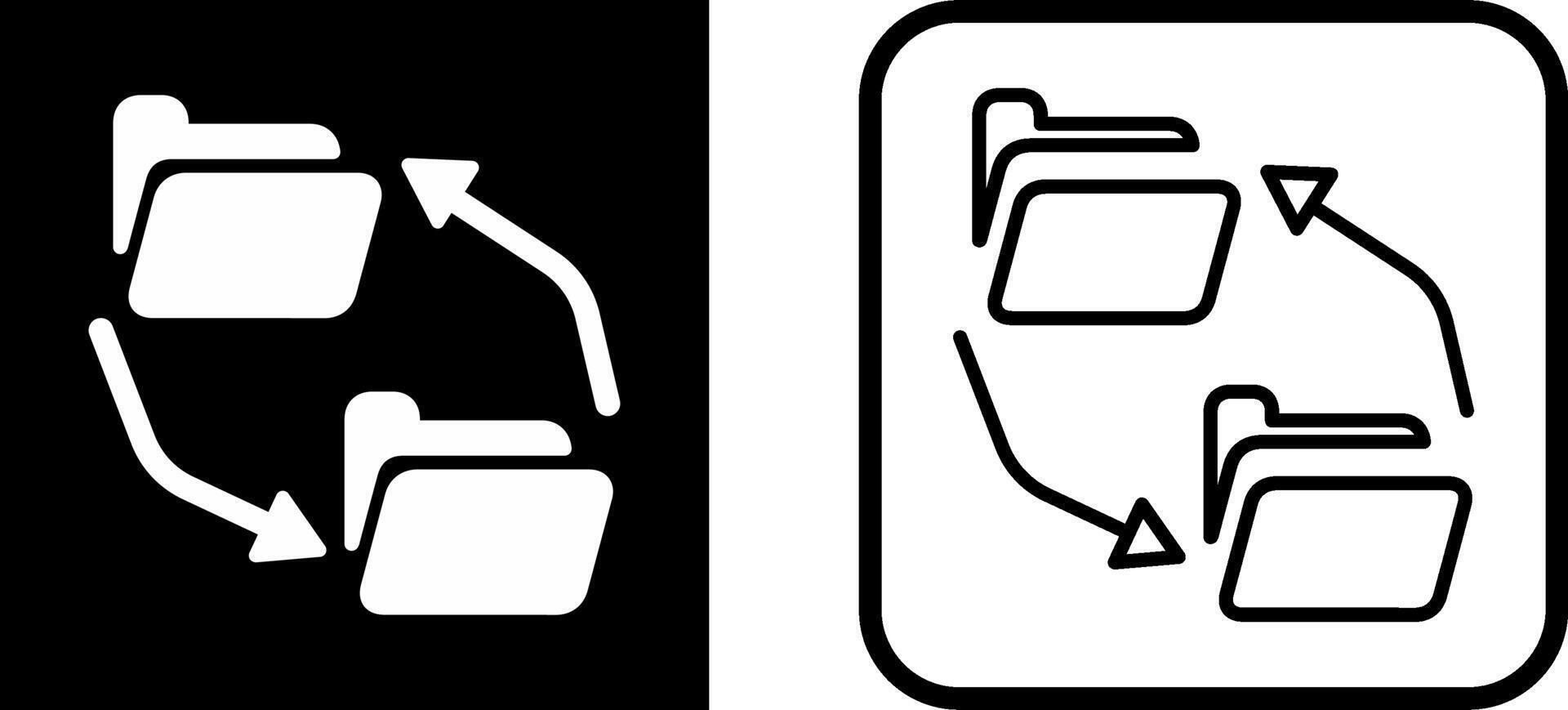 Data Exchange Vector Icon