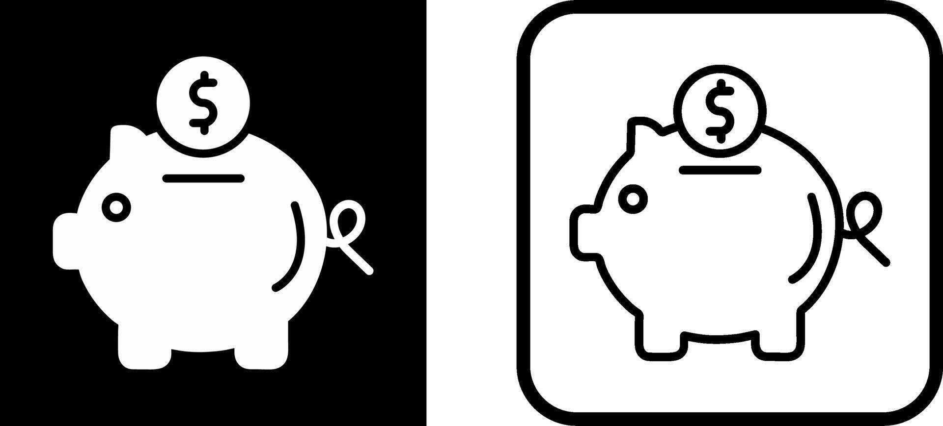 Piggy Bank Vector Icon