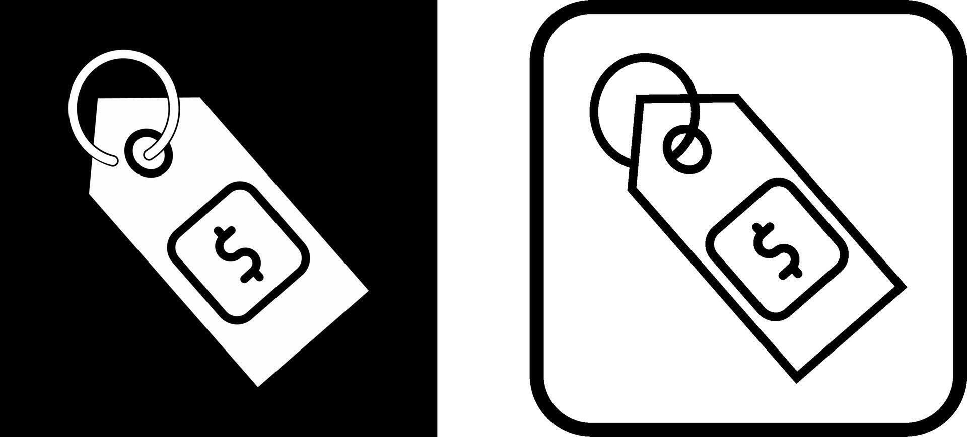 Dollar Tag Vector Icon