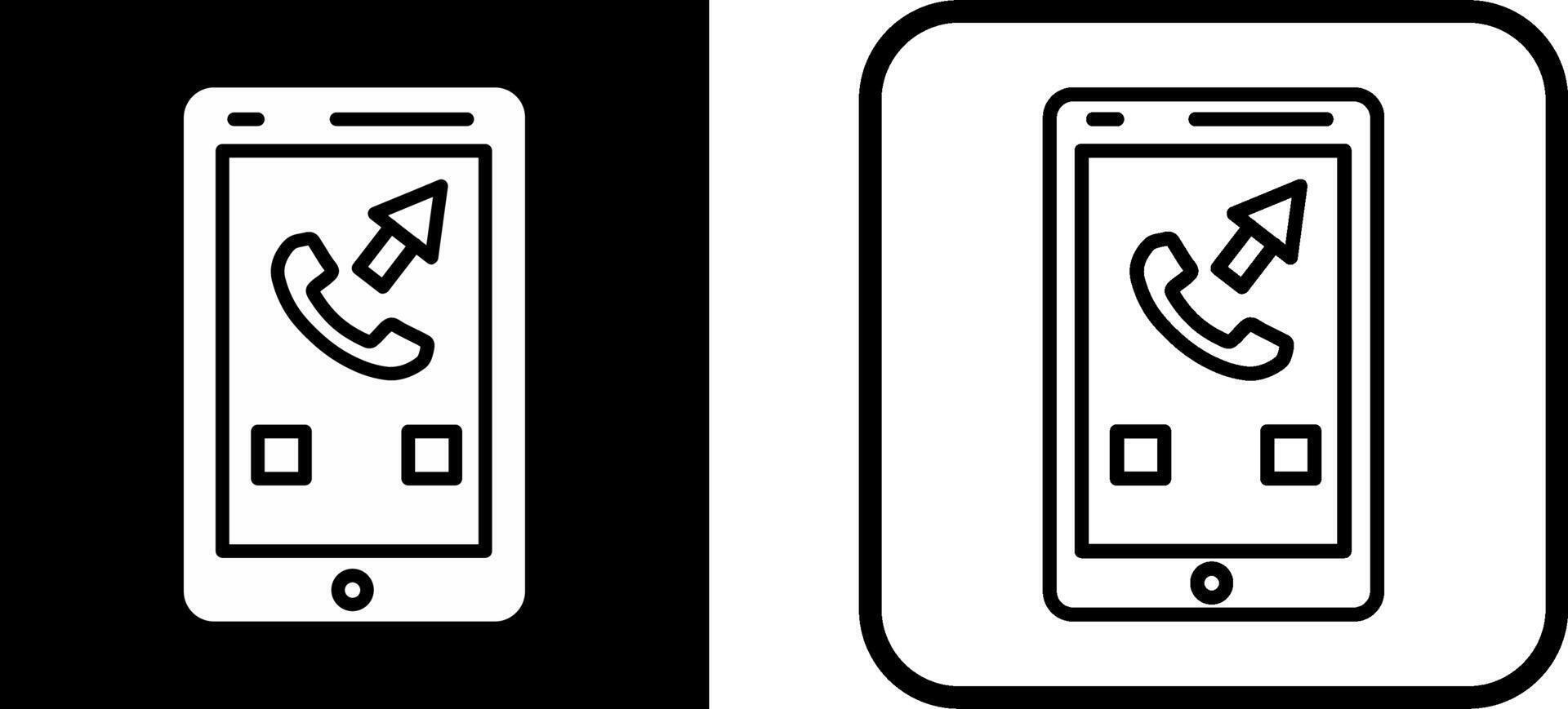 Outgoing Call Vector Icon