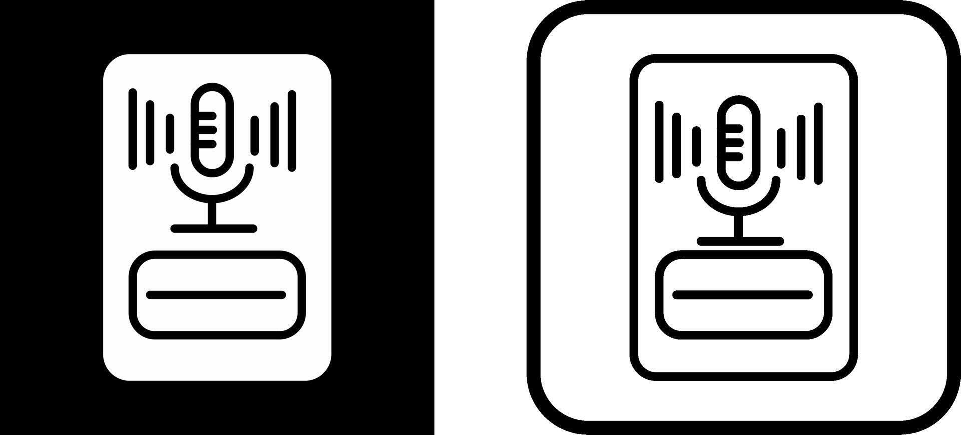 Microphone Vector Icon