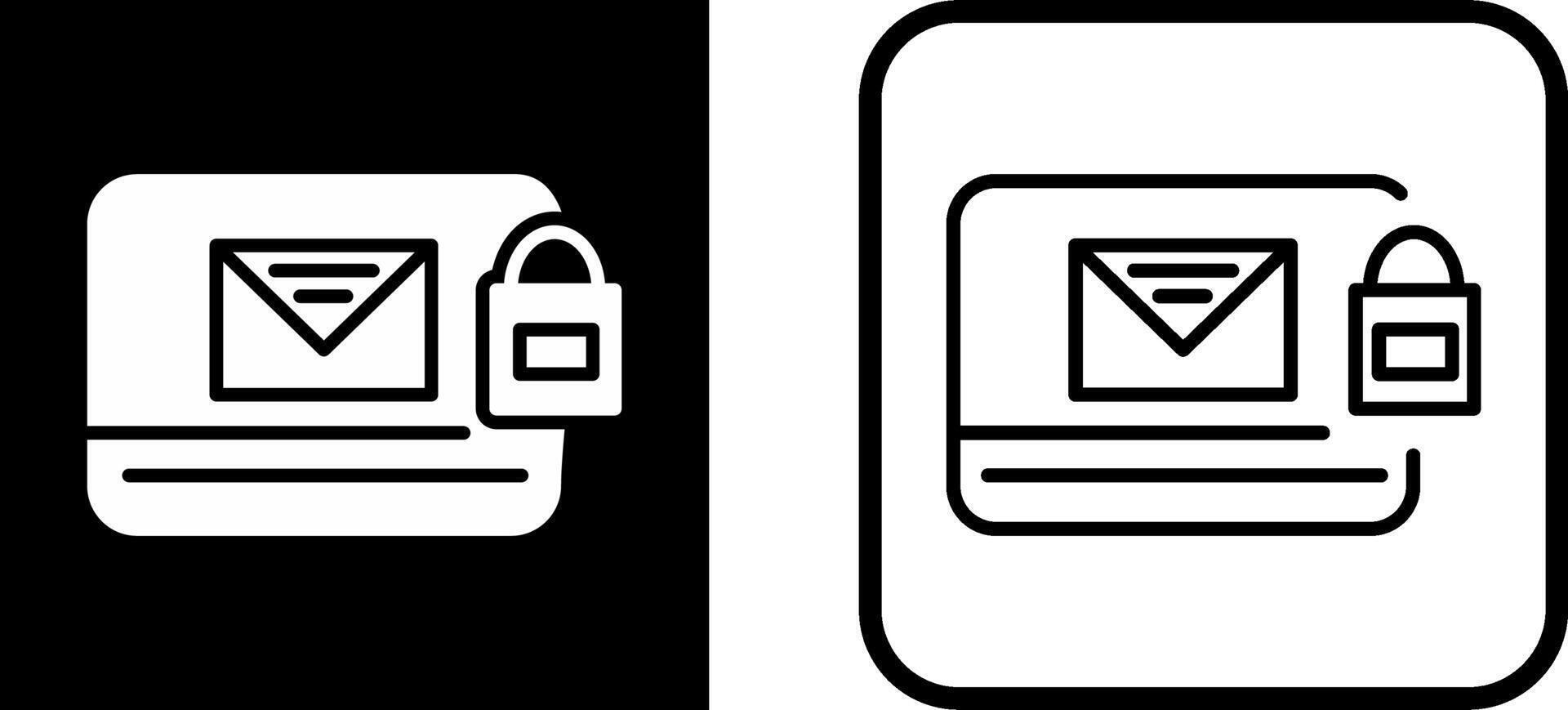 Locked Mail Vector Icon