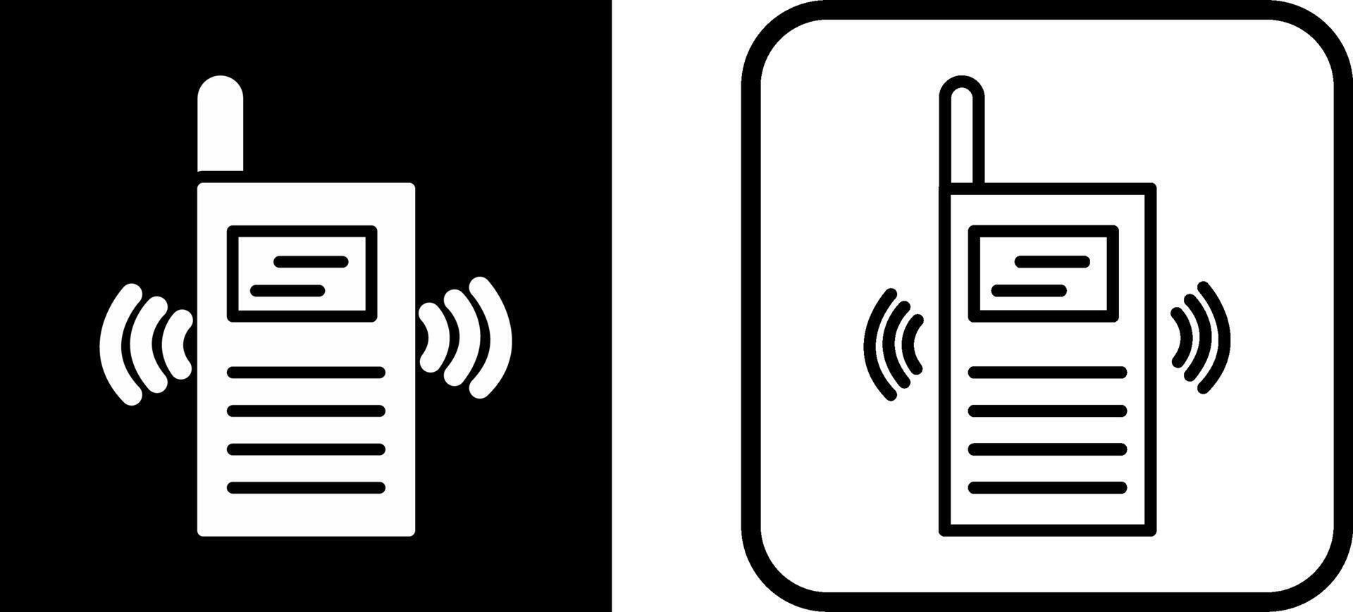 Walkie Talkie Vector Icon