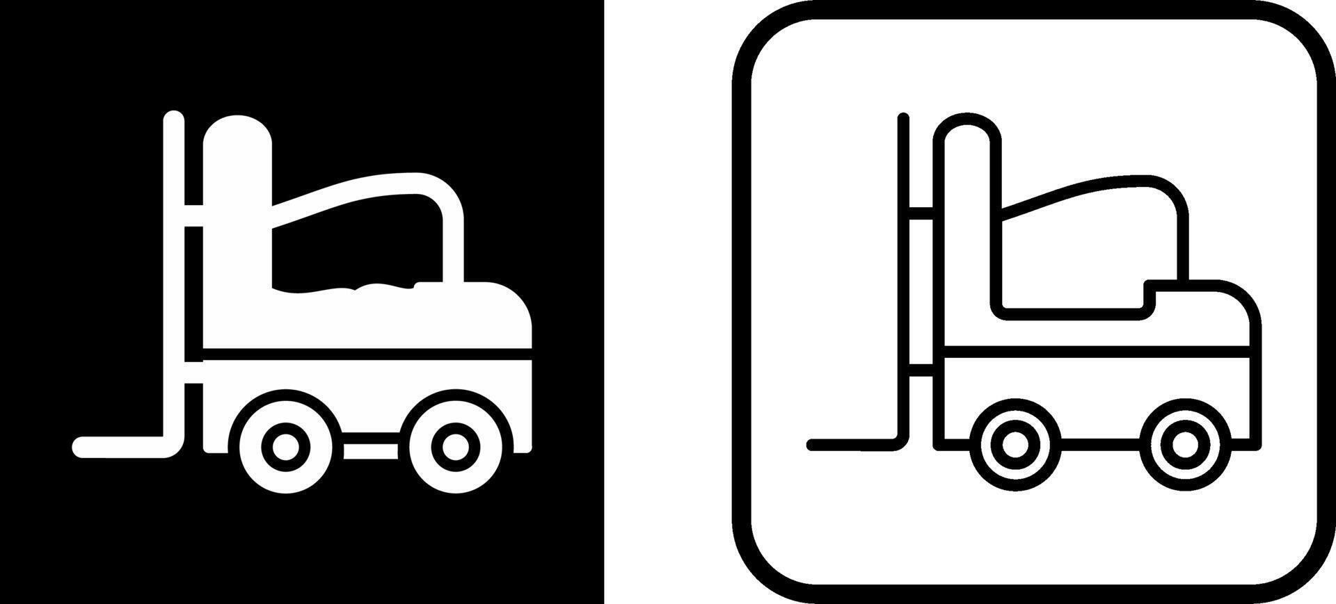 Forklift Vector Icon