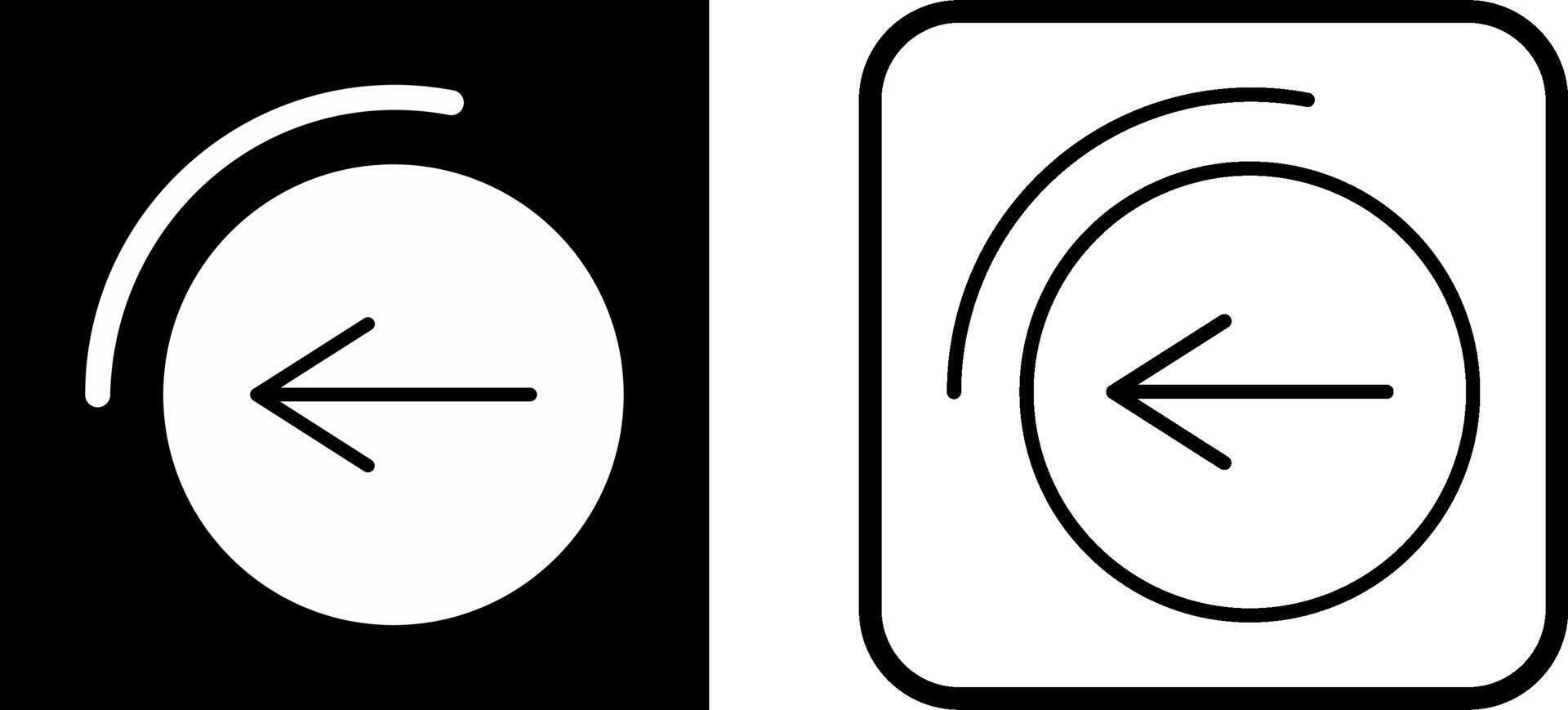 Back Button Vector Icon