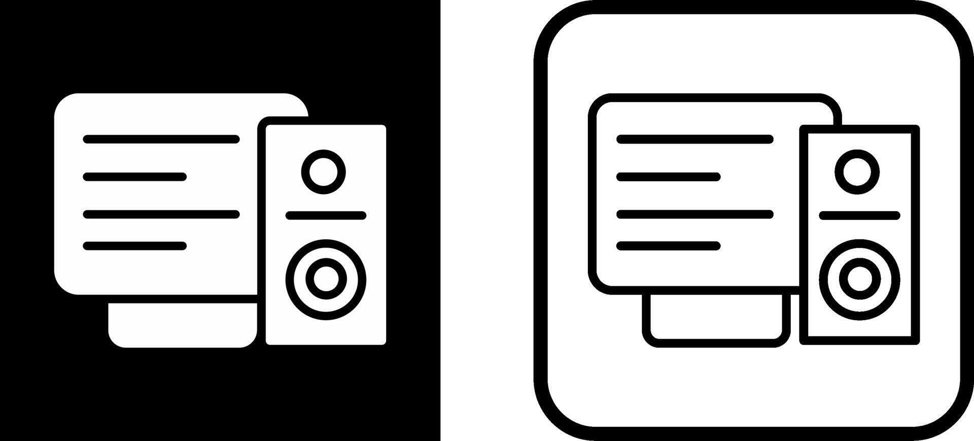 Speaker Vector Icon