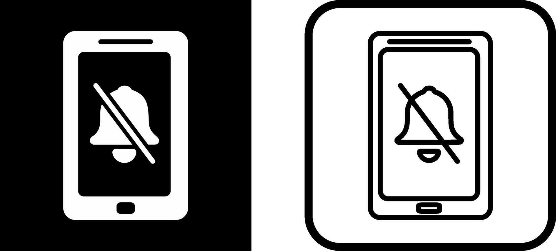 Notification Mute Vector Icon