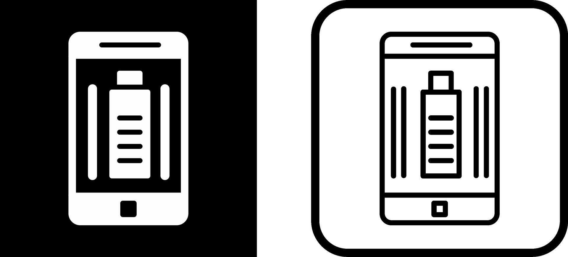 Mobile Battery Vector Icon