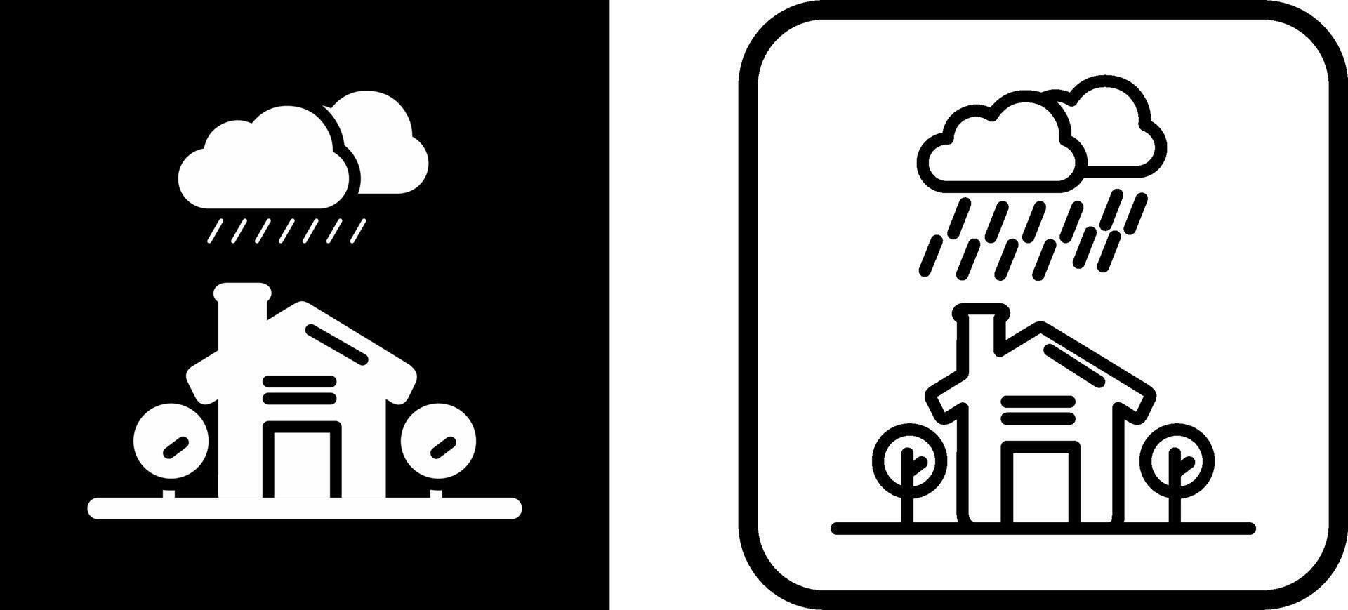 Rain Vector Icon