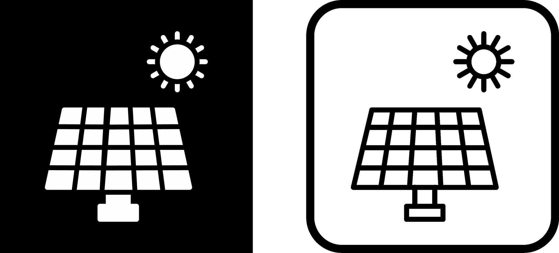 Solar Panel Vector Icon