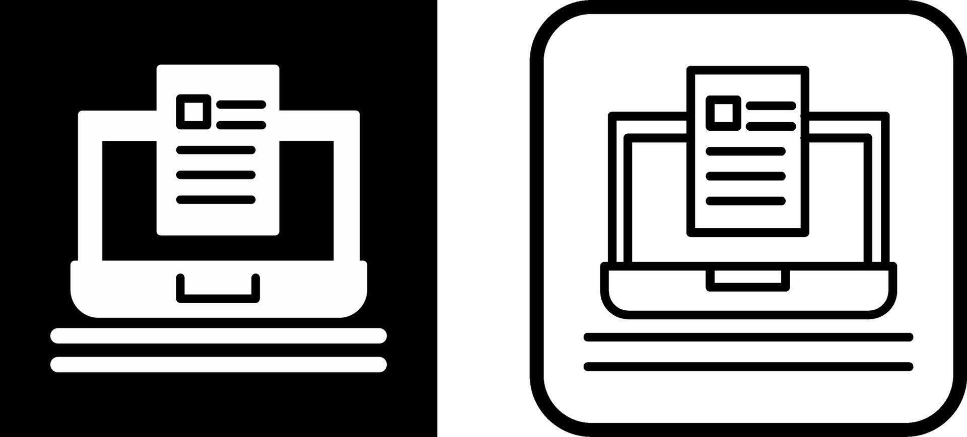 Blog Vector Icon