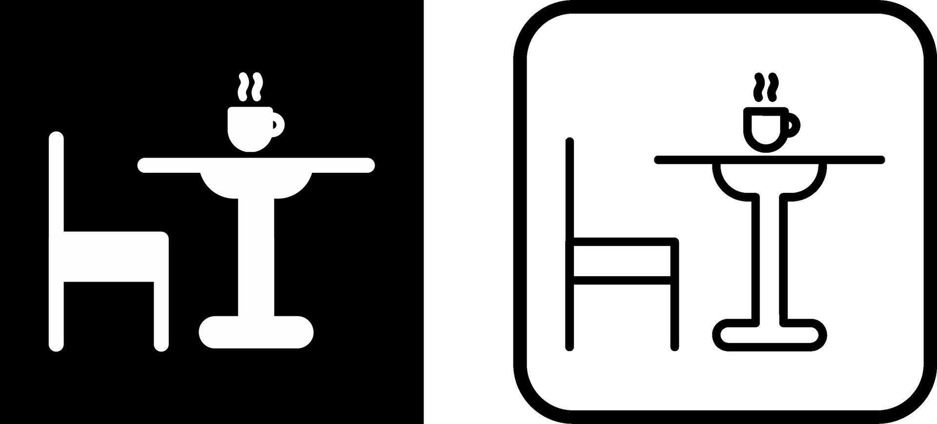 Tea Table Vector Icon