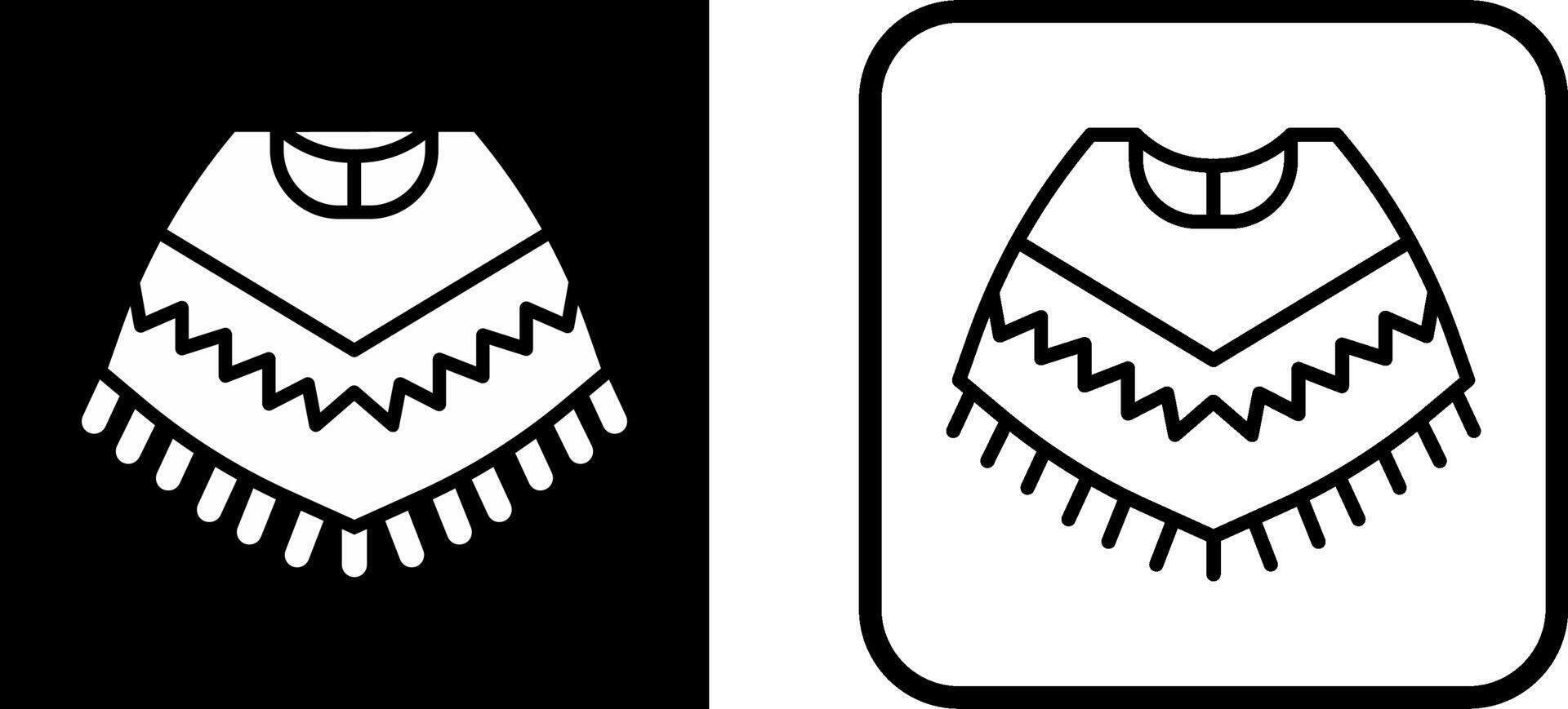 Poncho Vector Icon