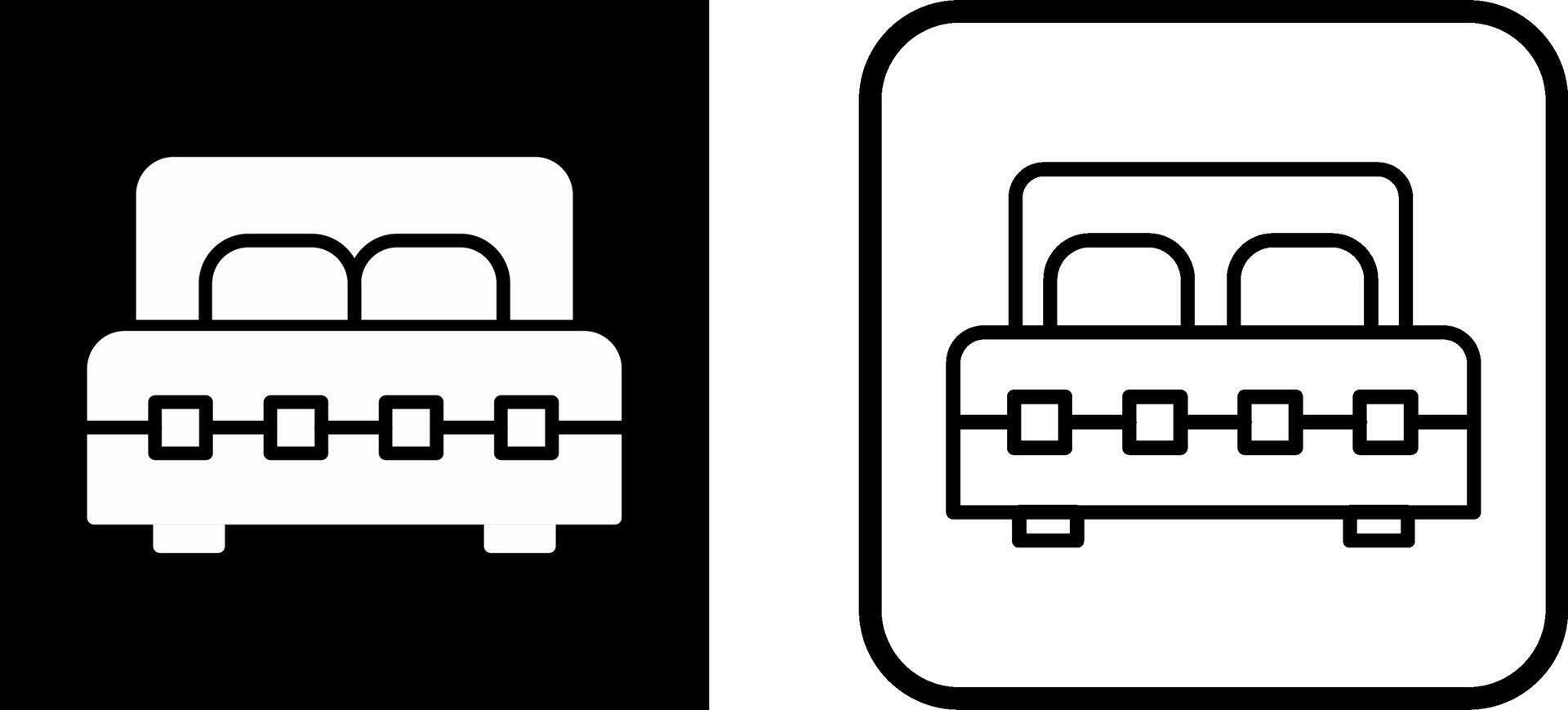 Double Bed I Vector Icon