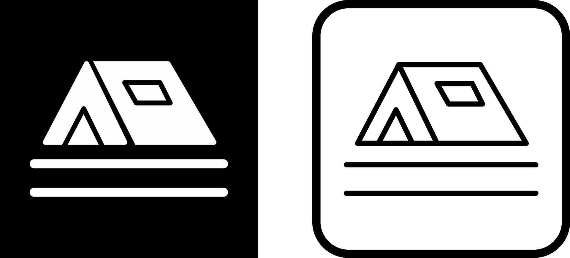 Tent Vector Icon