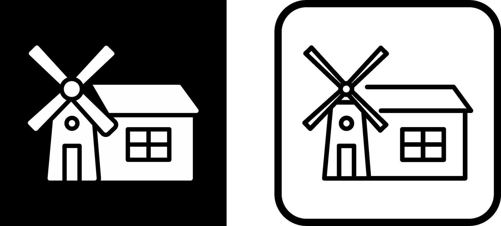 Windmill Vector Icon