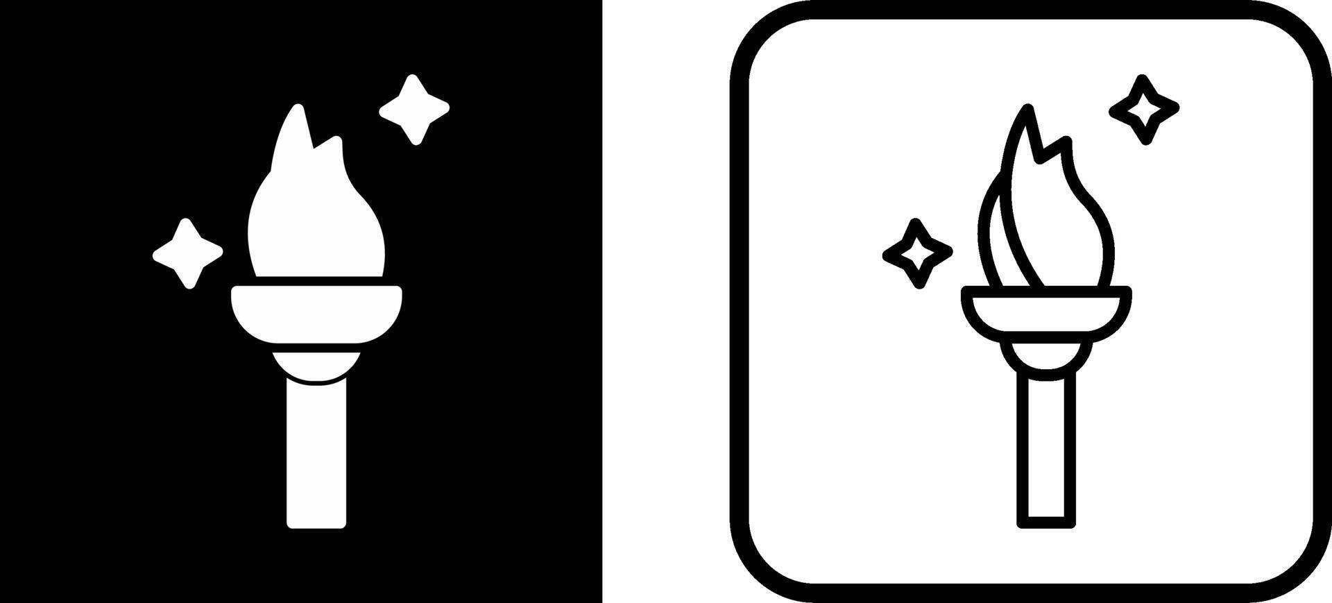 Torch Vector Icon
