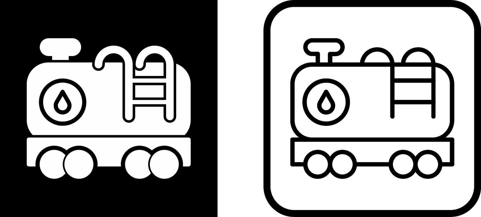 Tank Wagon Vector Icon