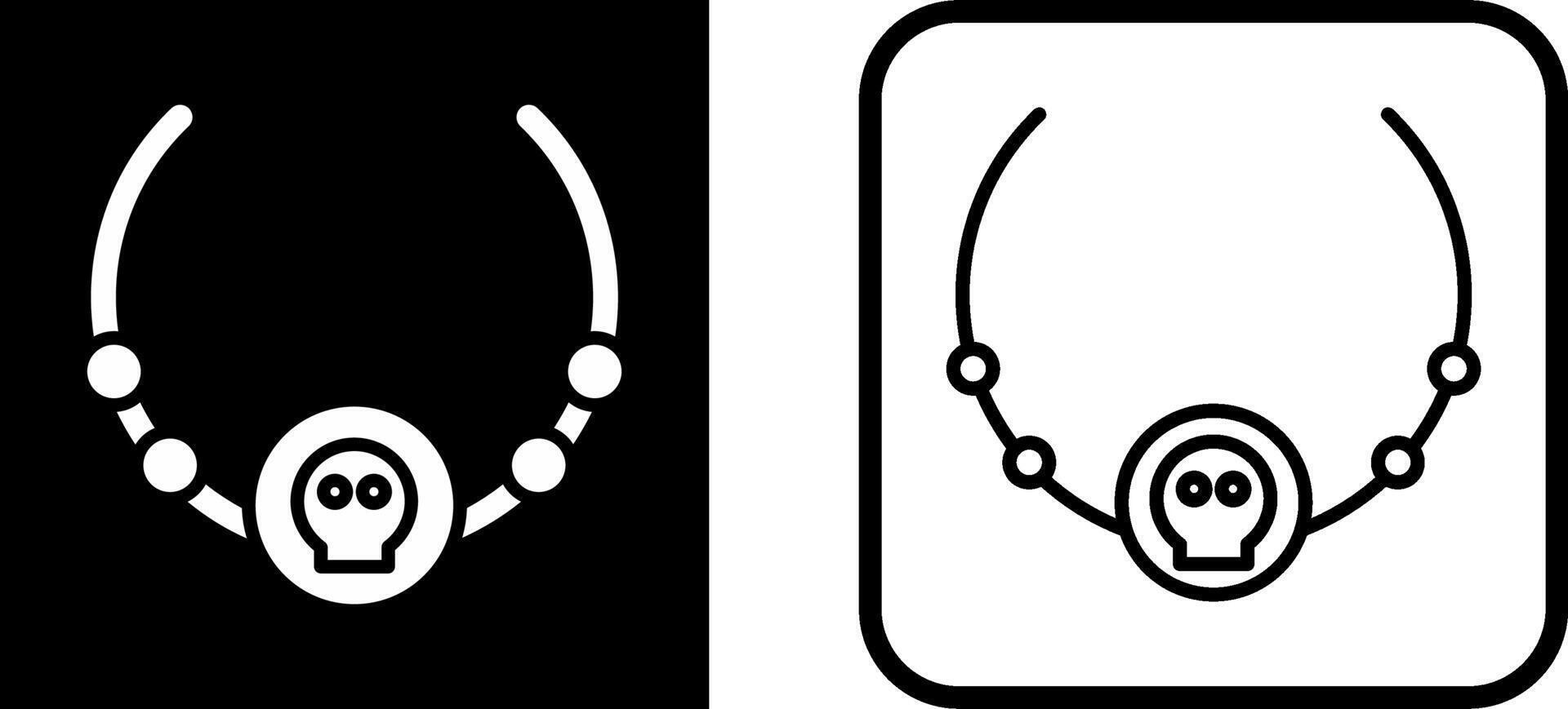 Pirate Necklace Vector Icon