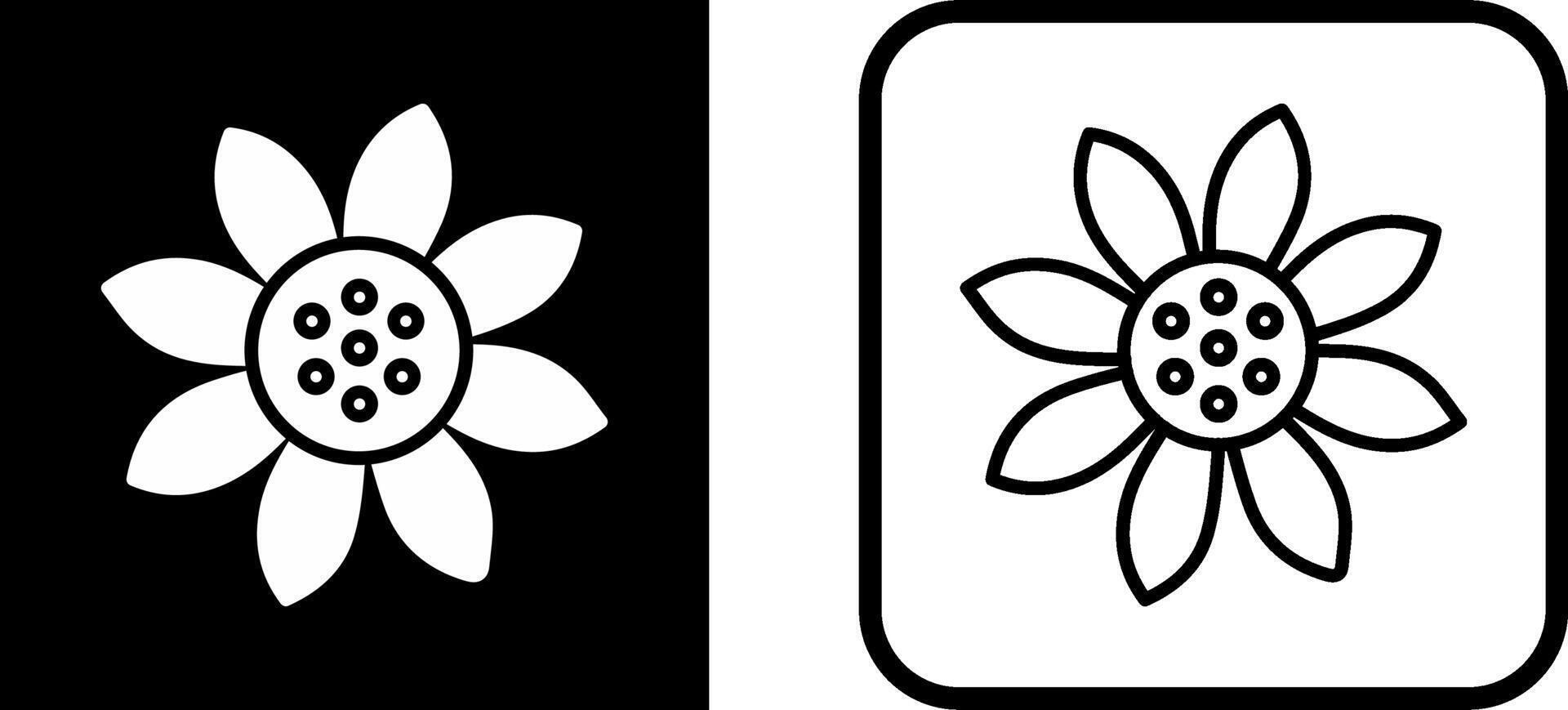 Sunflower Vector Icon