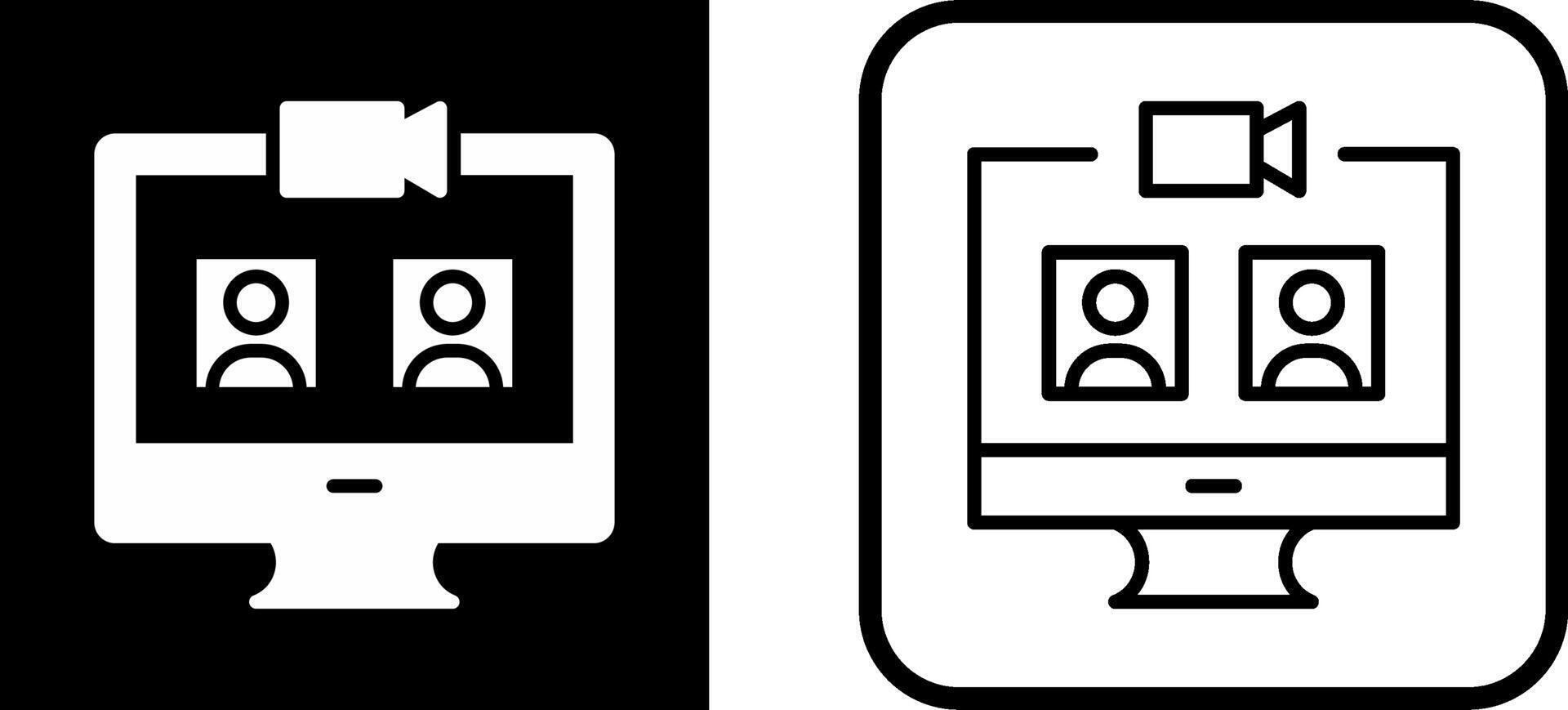 Video Call Vector Icon