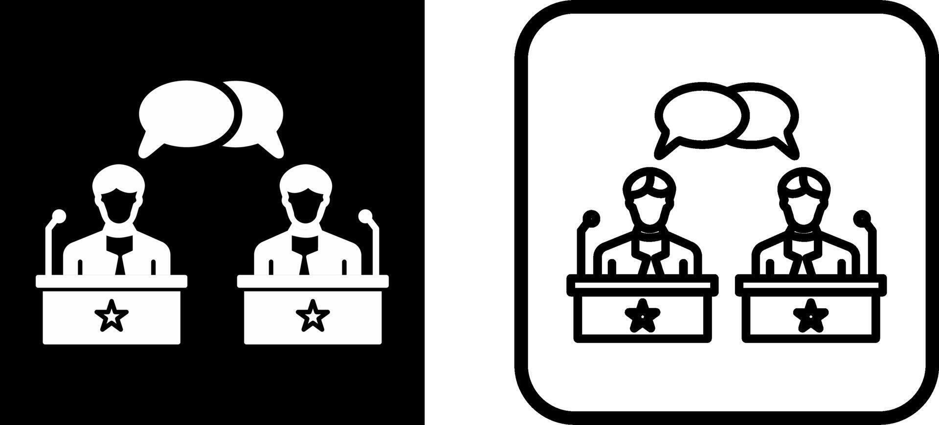 Debate Vector Icon
