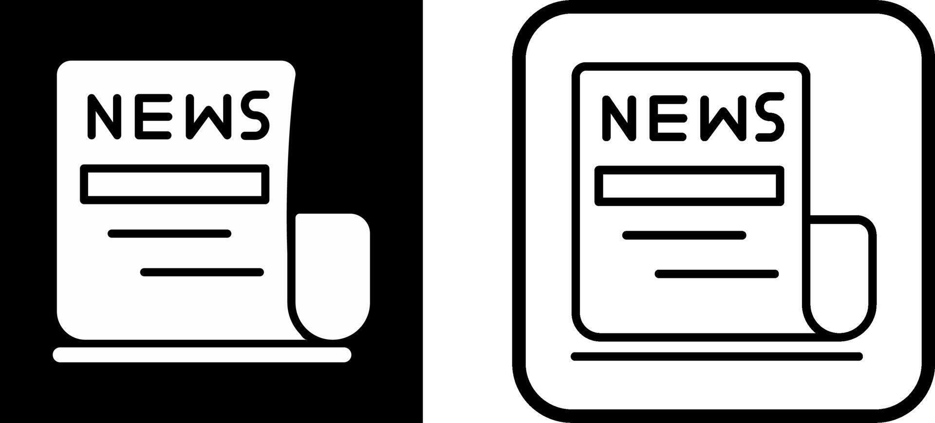 Newspaper Vector Icon
