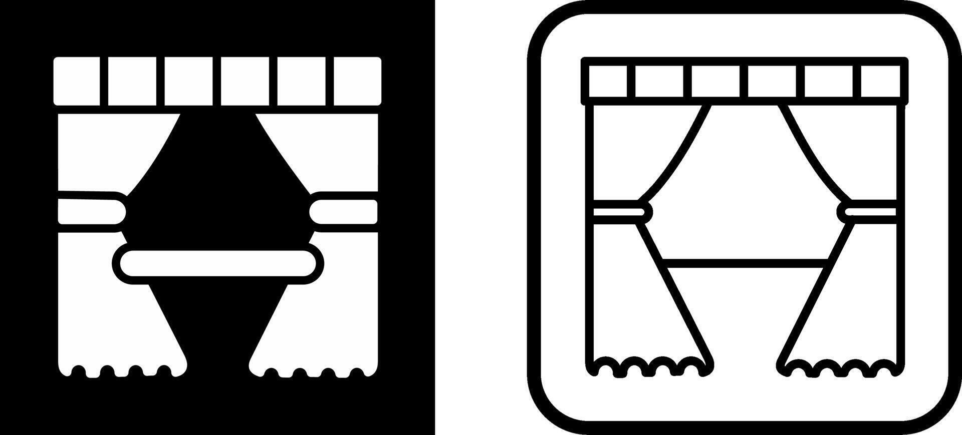 Curtain Vector Icon