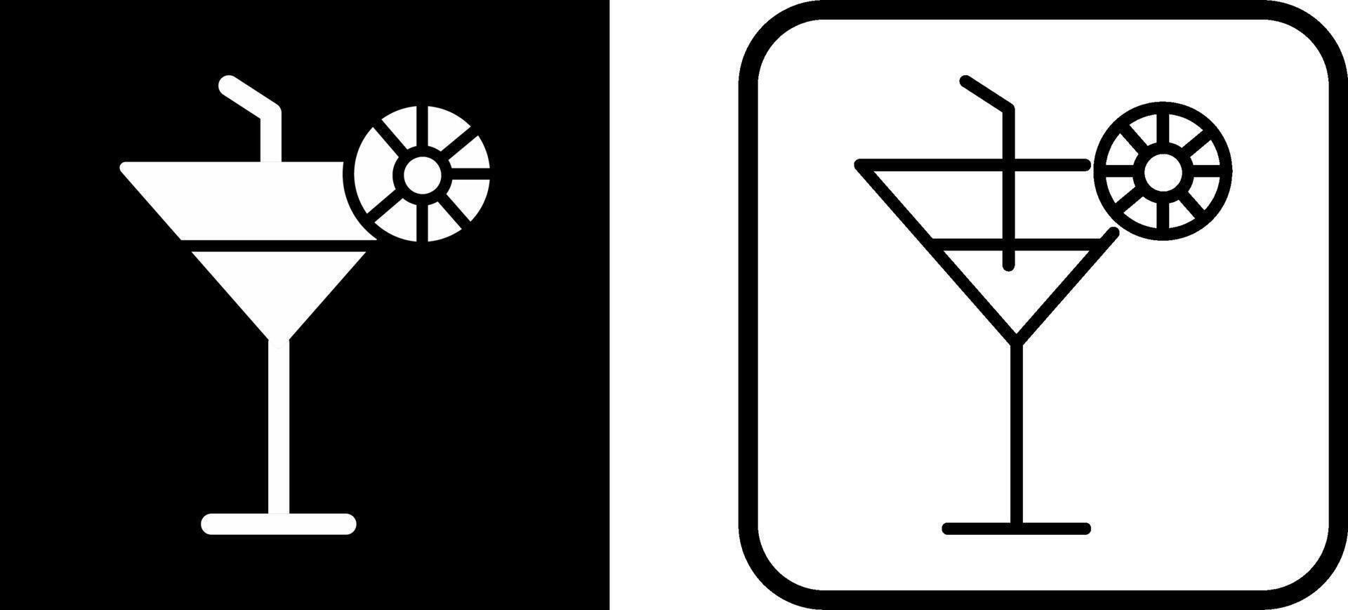 Cocktail Drink Vector Icon