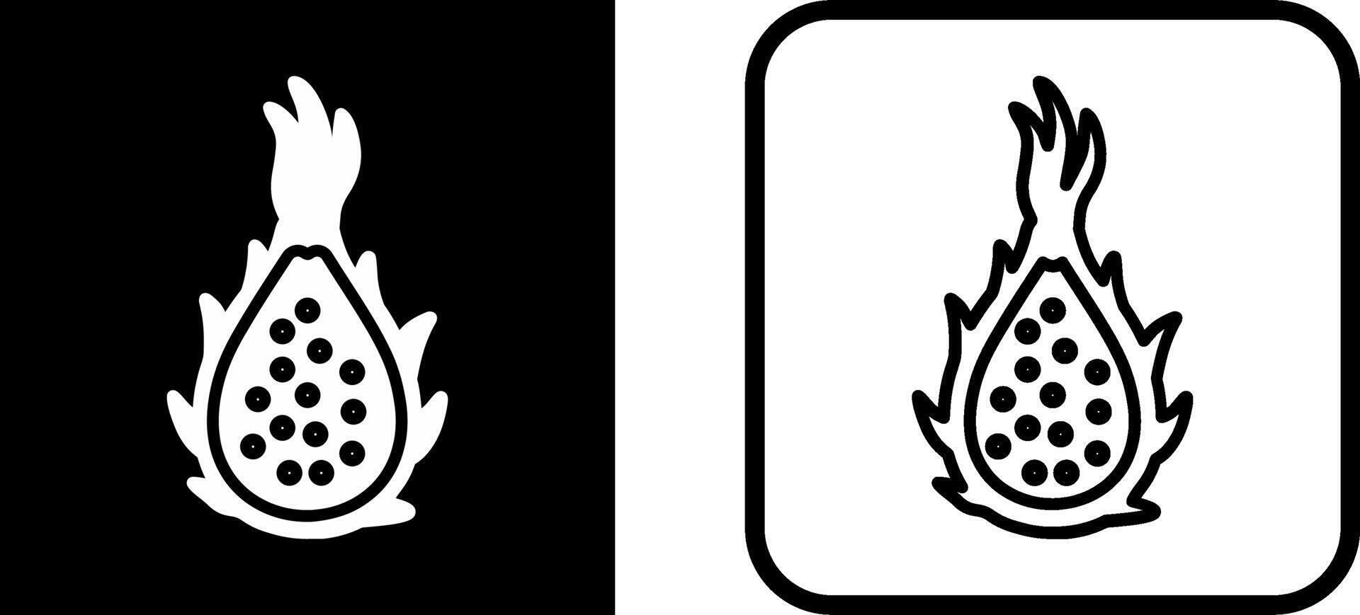 Dragon Fruit Vector Icon