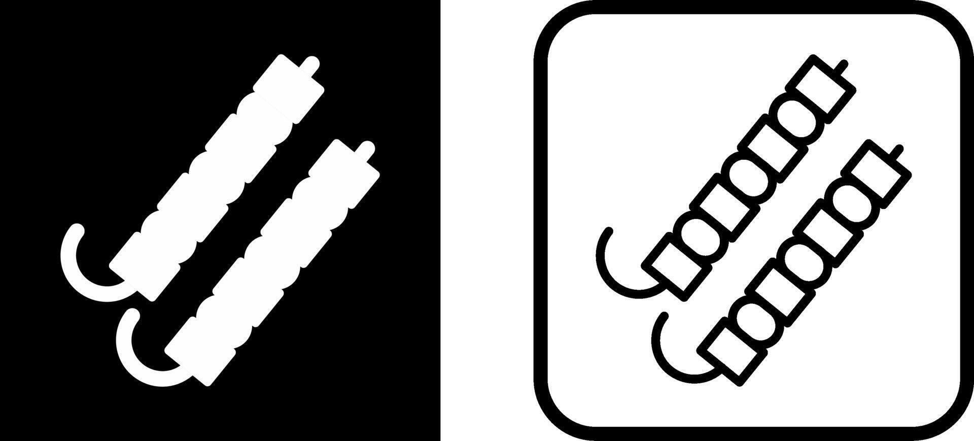 Skewer Vector Icon