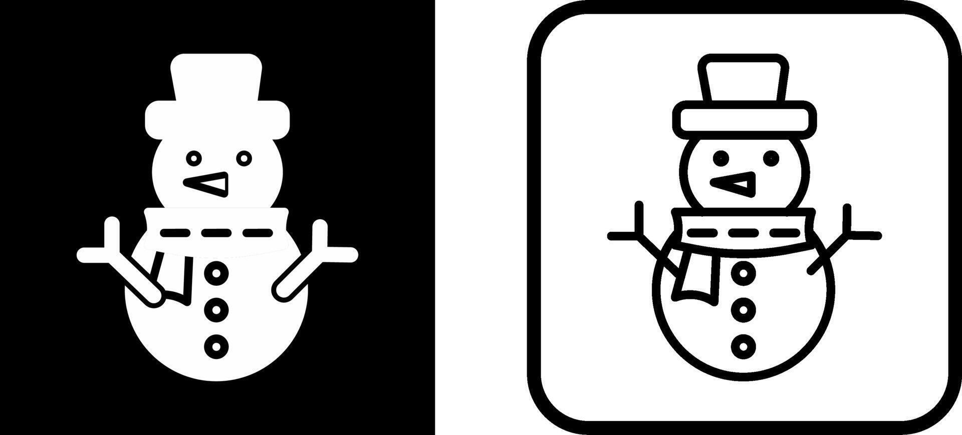 Snowman Vector Icon