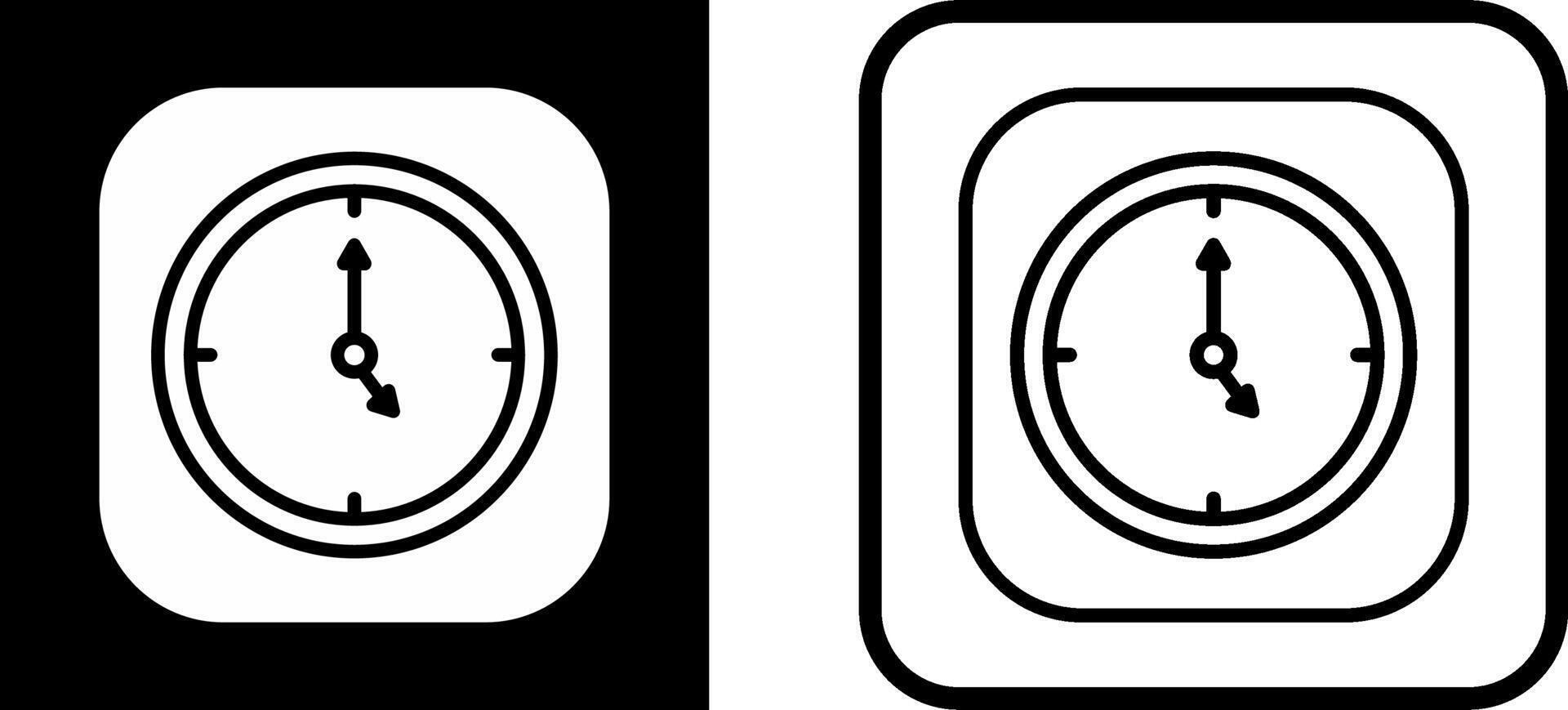 icono de vector de reloj