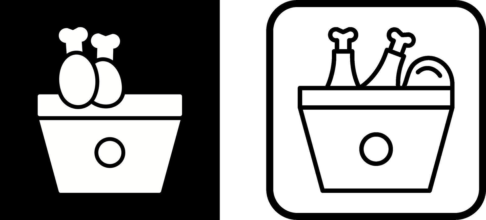 Fried Chicken Vector Icon