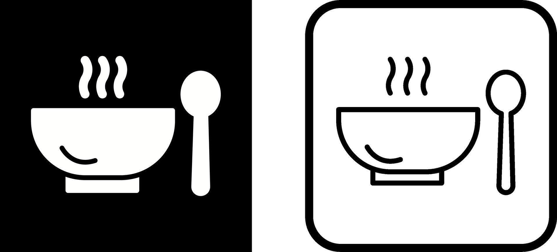 Soup,food,bowl,meal,hot,spoon, Vector Icon