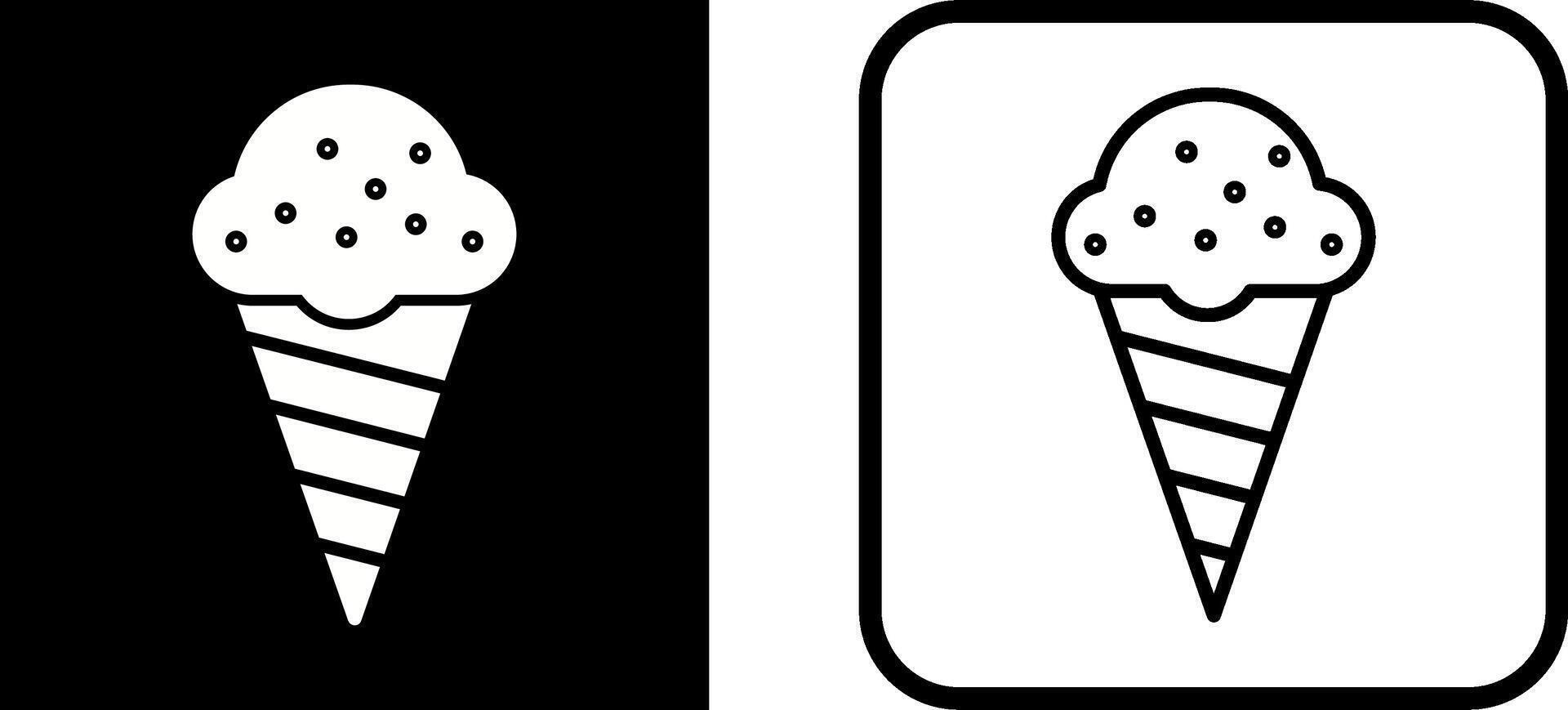 icono de vector de helado