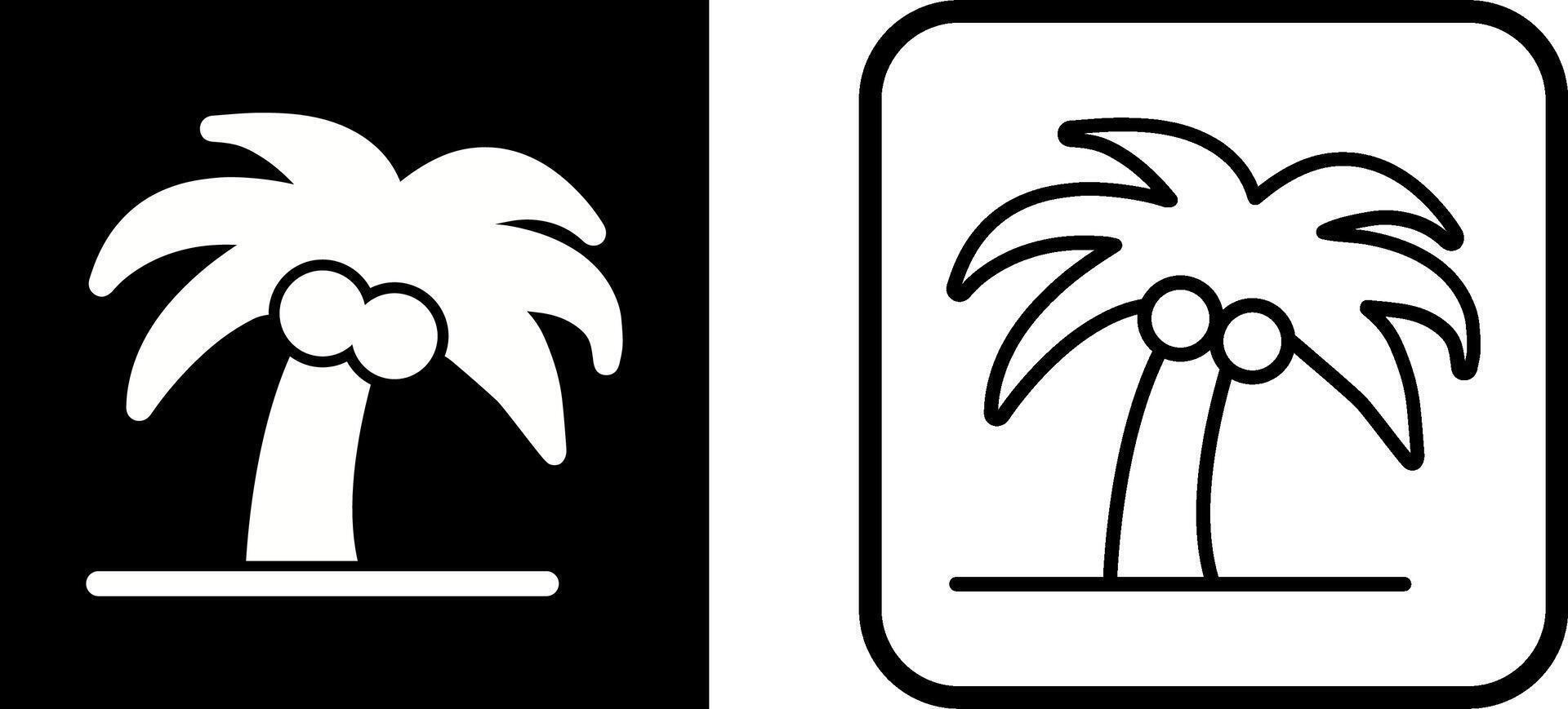 Coconut Tree, Vector Icon