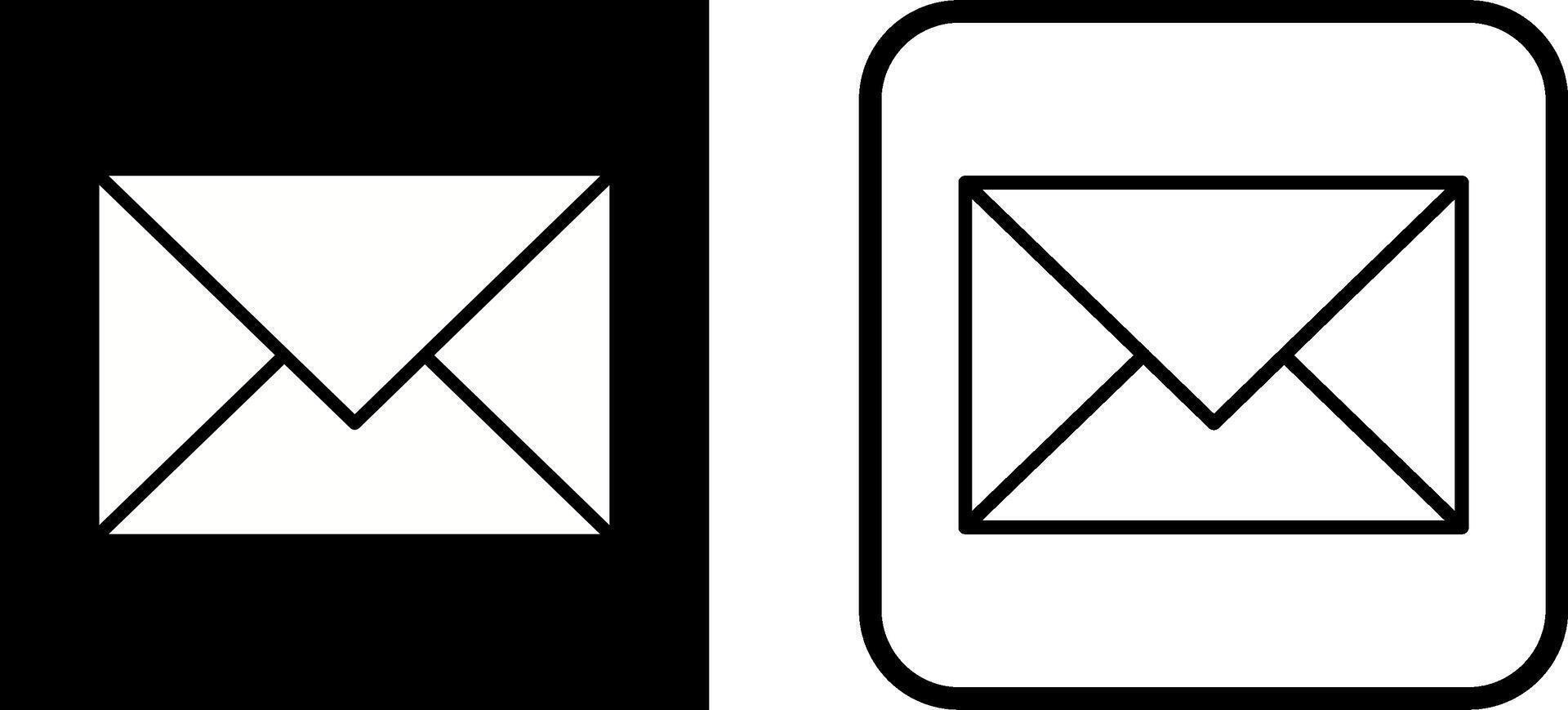 icono de vector de correo electrónico