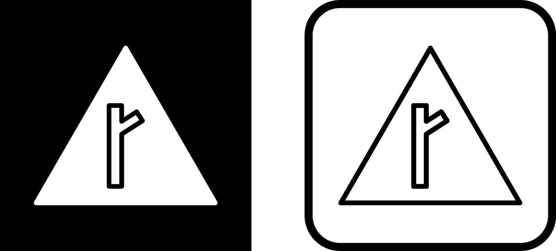 Road Sign Vector Icon