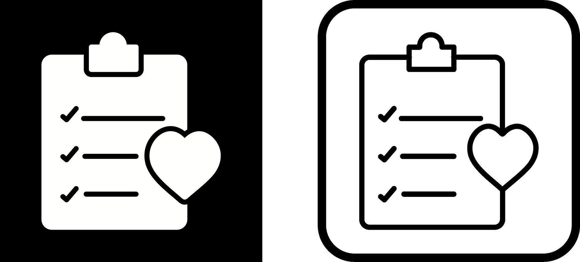 Wishlist Vector Icon